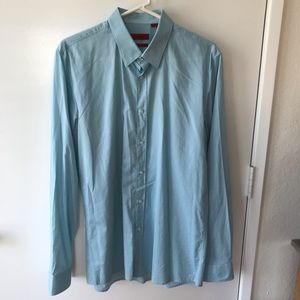 Hugo Boss Light Blue Button Down